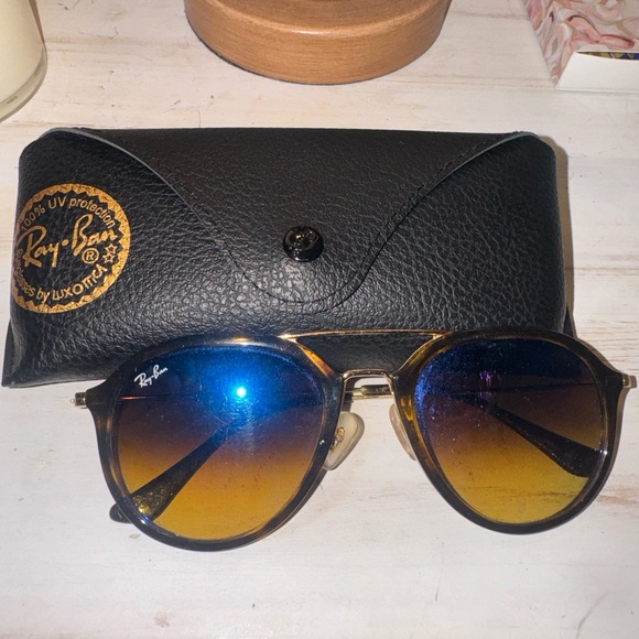RayBan 4253 - Tortoise Aviator Blue Lens - Picture 3 of 8